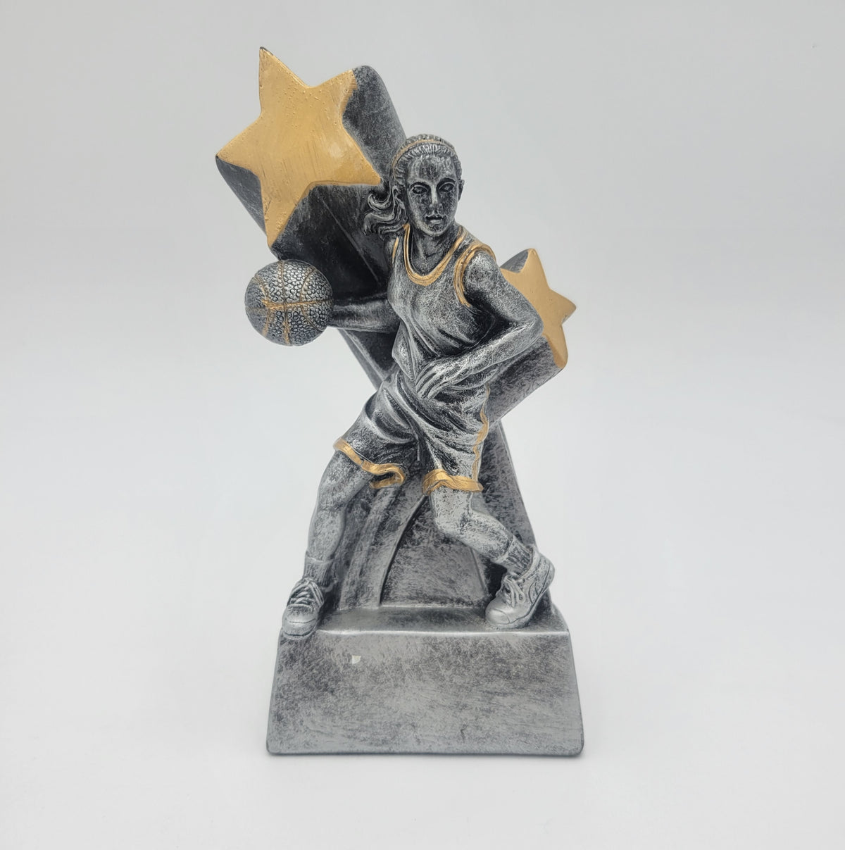 6" Female Basketball Super Star Trophy