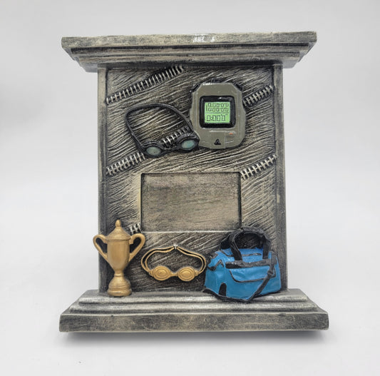 6.5" Swimming Easel Plaque Trophy