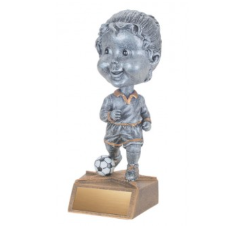 5.75" Female Soccer Bobblehead Trophy