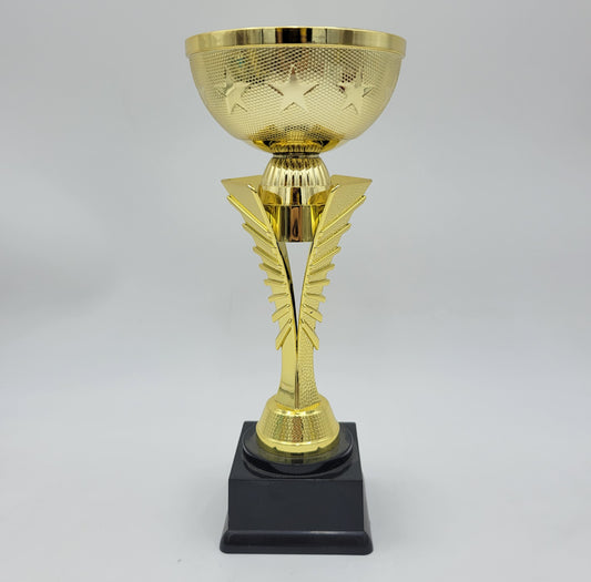 9.5" Gold Plastic Star Cup Trophy