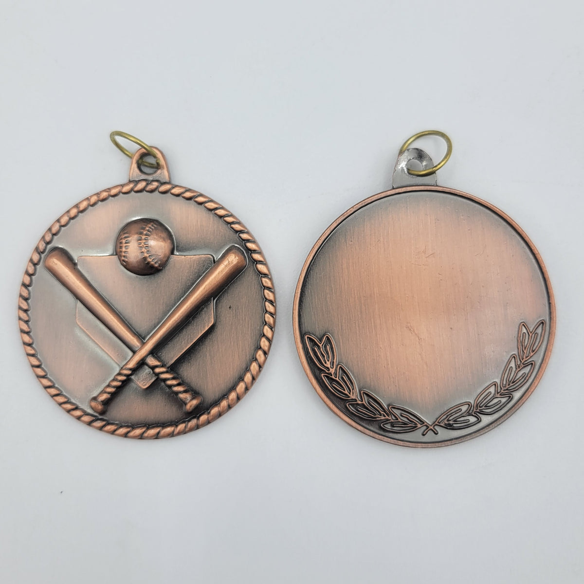 2" Bronze Baseball Medal