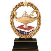 6.5" Tri Star Knowledge Trophy