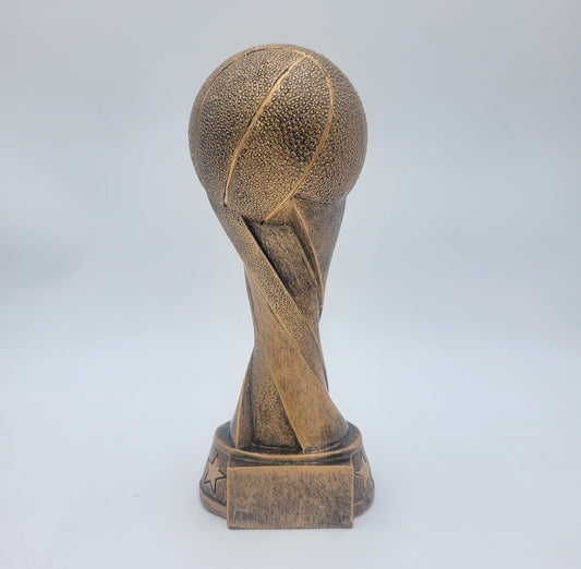 9" Spiral Basketball Trophy