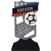 6" Soccer Spinner Trophy